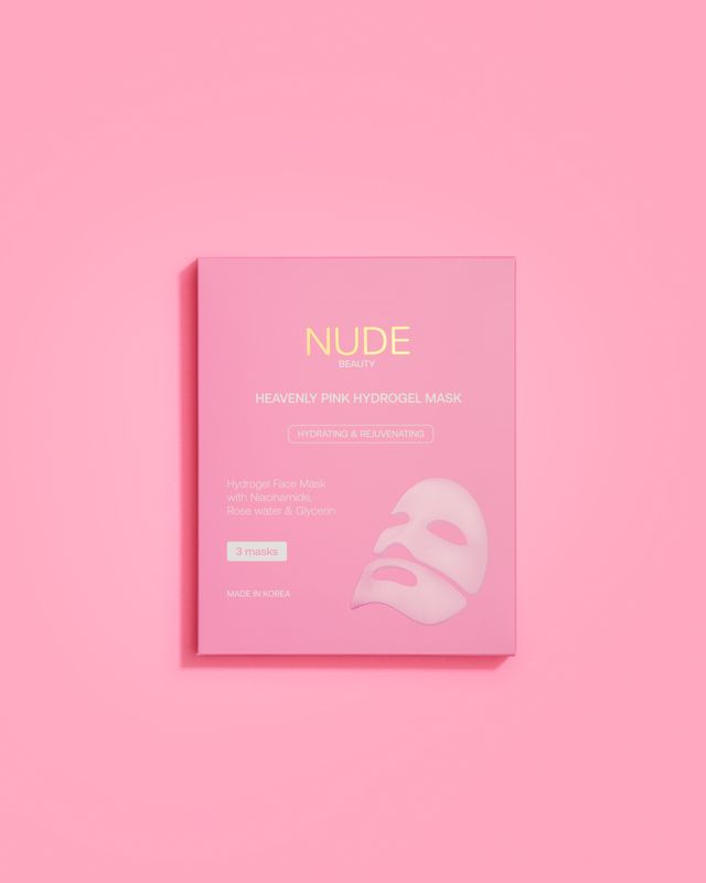 Nude Beauty Heavenly Pink Hydrogel Mask embalasje