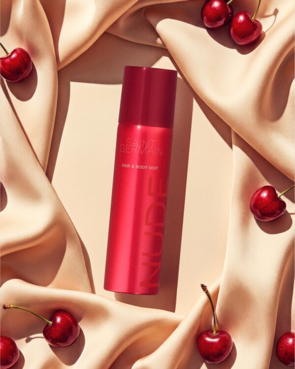 nude beauty st germain hair body mist with background